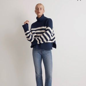 NWT 🎉 Madewell Women's Wide Rib Turtleneck Sweater — size XS